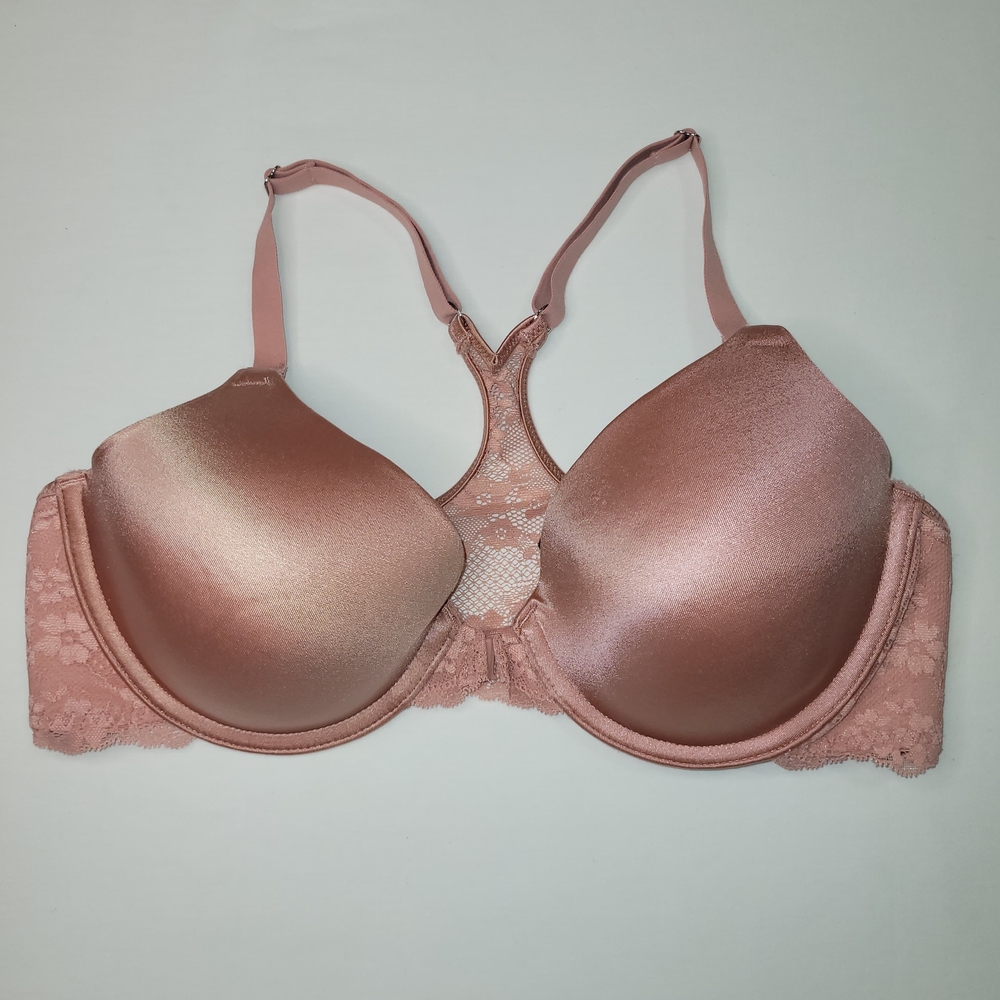 Elegant Pink Lace Women's Bra